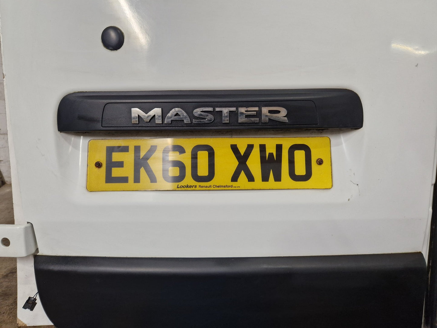 Renault Master Cargo Van Rear Left N/S Passenger Complete Door in White