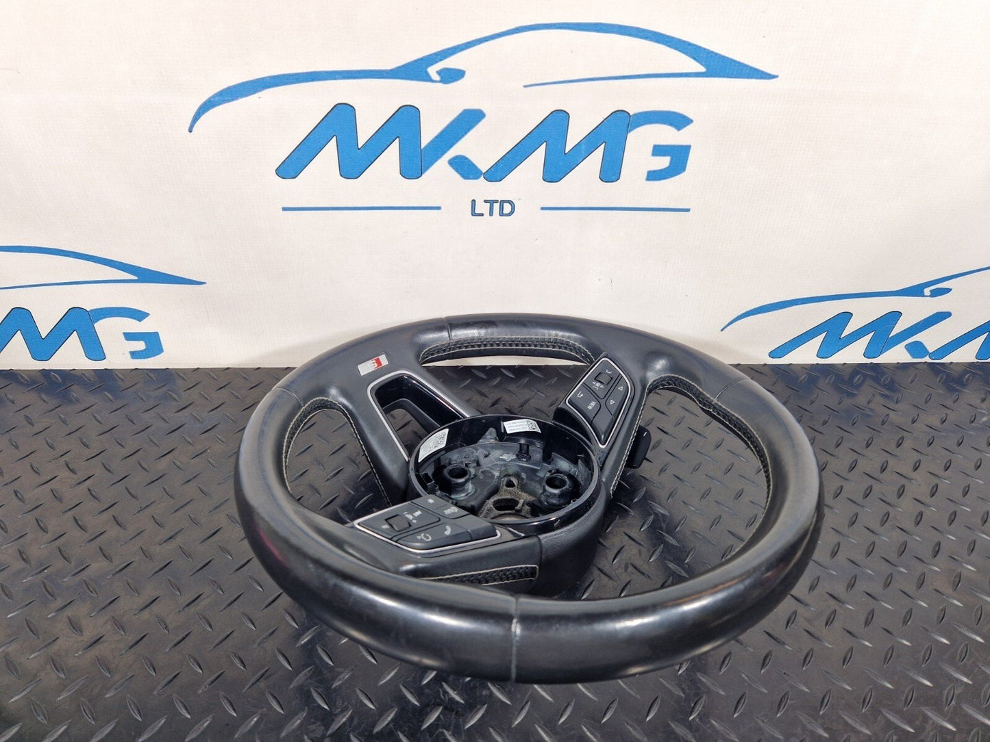 16-23 AUDI S5 COUPE GENUINE MULTIFUNCTION LEATHER STEERING WHEEL WITH PADDLES