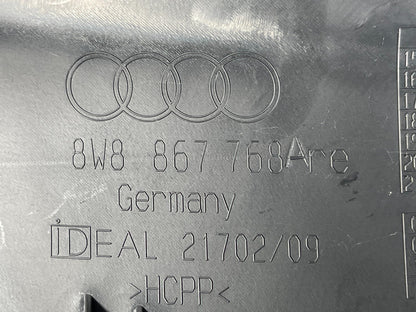 16-23 AUDI A5 F5 S-LINE REAR RIGHT INTERIOR INNER SILL COVER TRIM 8W8867768A