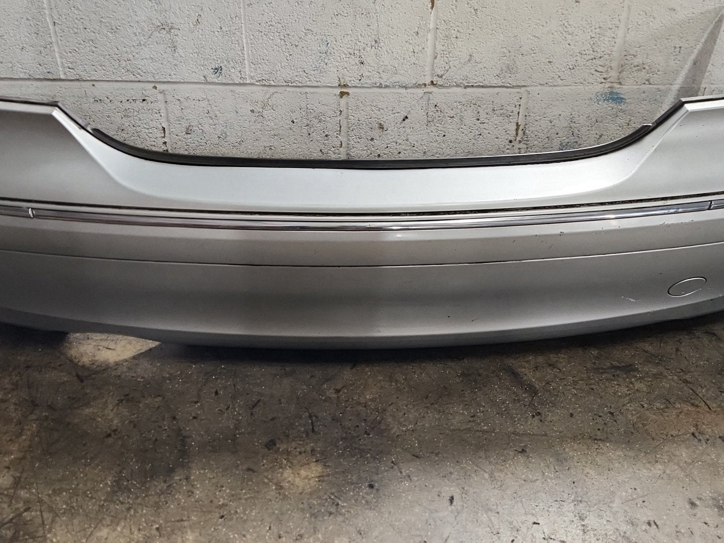 Mercedes CLK-Class C209 Convertible Rear Bumper in Iridium Silver Metallic 775