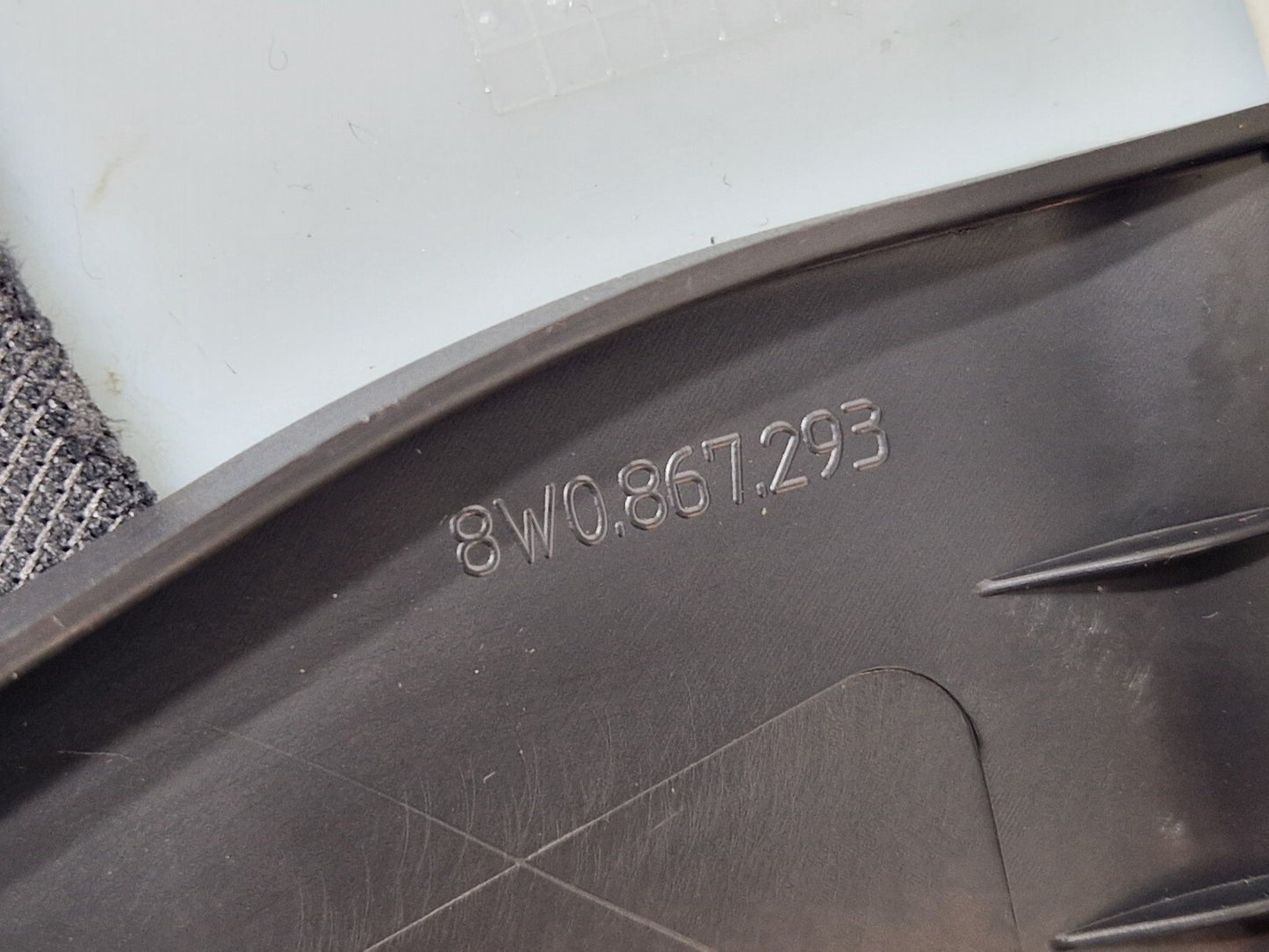 16-19 AUDI A4 AVANT B9 S-LINE LEFT PASSENGER SIDE B-PILLAR TRIM COVER 8W0867243