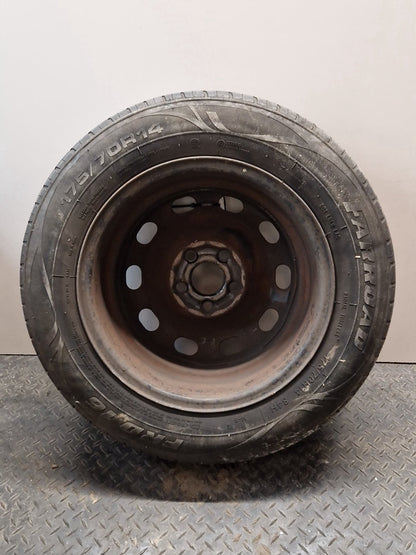 2013 Volkswagen Polo 6R MK5 14" Steel Wheel with Tyre 175/70/14 ~5mm 1J0601027P