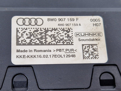 16-23 AUDI S5 COUPE GENUINE CONTROL UNIT FOR IMPACT SOUND 8W0907159F