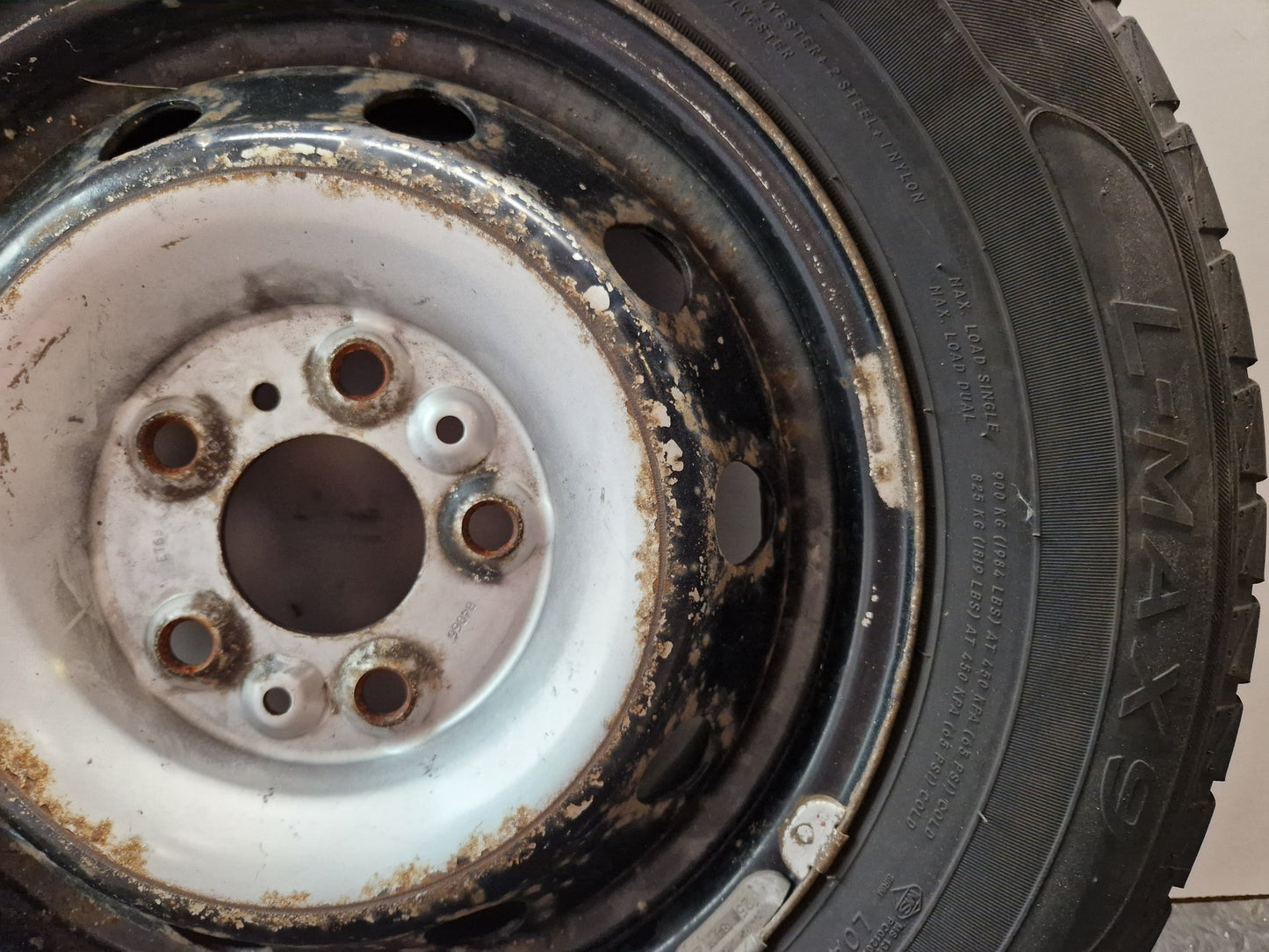 Citroen Relay Genuine Steel Wheel with Tyre 215/70/15 ~5mm