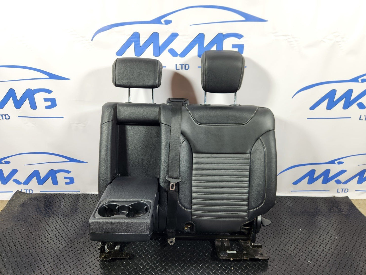16-19 MERCEDES BENZ GLE ML W166 REAR LEFT N/S/R BLACK LEATHER SEAT BACKREST