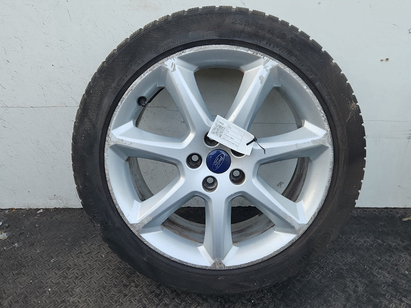 Ford Grand C-Max MK2 (C344) 18" Alloy Wheel with Tyre 235/45/18 ~4mm AM5J1007BC