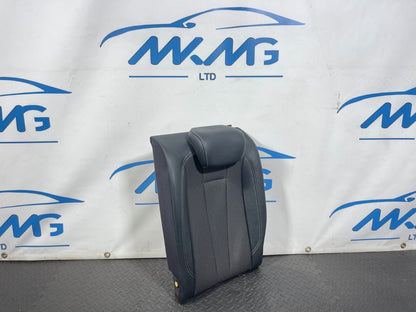 16-19 AUDI A4 B9 S-LINE REAR PASSENGER SIDE HALF LEATHER BACKREST SEAT IN BLACK