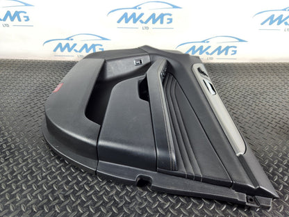 11-19 MERCEDES BENZ ML W166 OEM FRONT RIGHT O/S BLACK LEATHER DOOR CARD PANEL