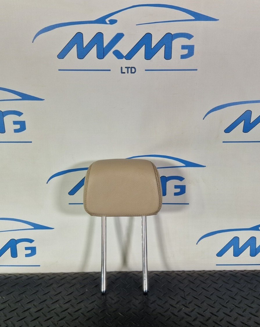 14-21 MERCEDES BENZ W205 OEM REAR SEAT BEIGE LEATHER HEAD REST A2059702950