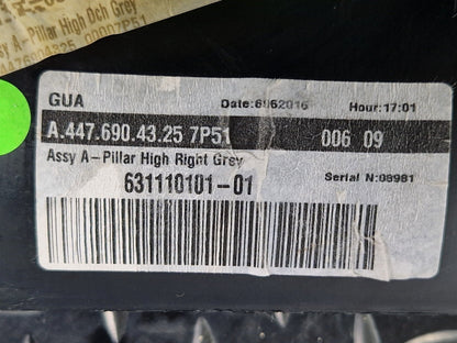 14-23 MERCEDES BENZ VITO W447 OEM FRONT RIGHT A-PILLAR COVER TRIM A4476904325