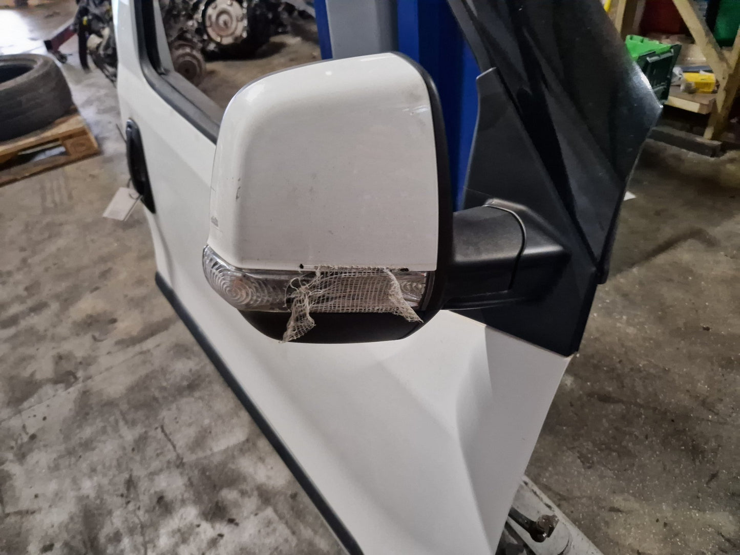 Fiat Doblo MK2 FL (263-1) Cargo Van Front Right OS Driver Complete Door in White