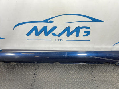 14-21 MERCEDES BENZ C CLASS W205 LEFT N/S SKIRT IN BLUE 980 A2056906902