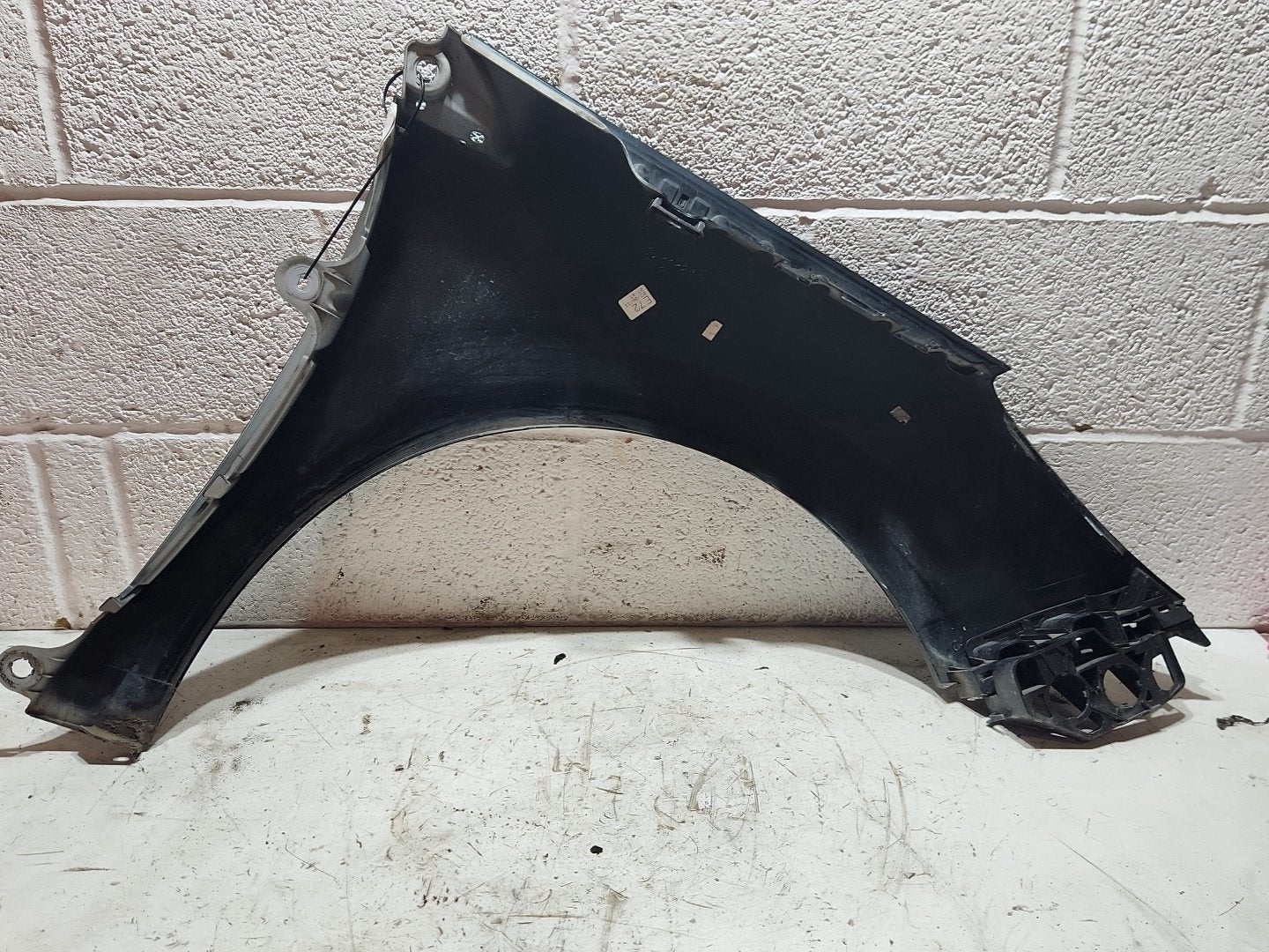 Peugeot 308 MK1 (T7) Front Left N/S Passenger Wing Fender Panel in Black KTV