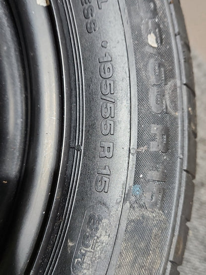 Skoda Fabia 5J Hatchback Spare Wheel with Tyre 195/55/15