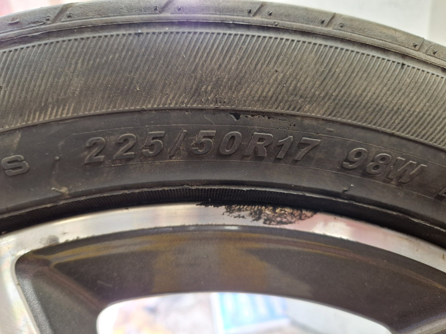 Mercedes-Benz C-Class W205 17" Alloy Wheel with Tyre 225/50/17 ~2mm A2054010800