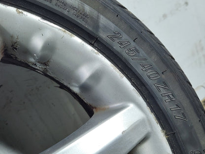 Mercedes C-Class W203 (FL) 17" Alloy Wheel with Tyre 245/40/17 ~7mm A2034012402