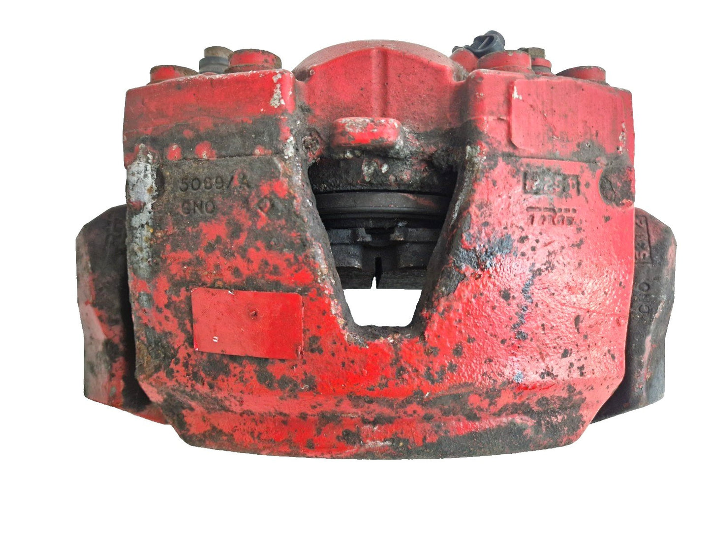 12-18 AUDI A6 C7 GENUINE DRIVER RIGHT SIDE FRONT CALIPER 4G0106AL