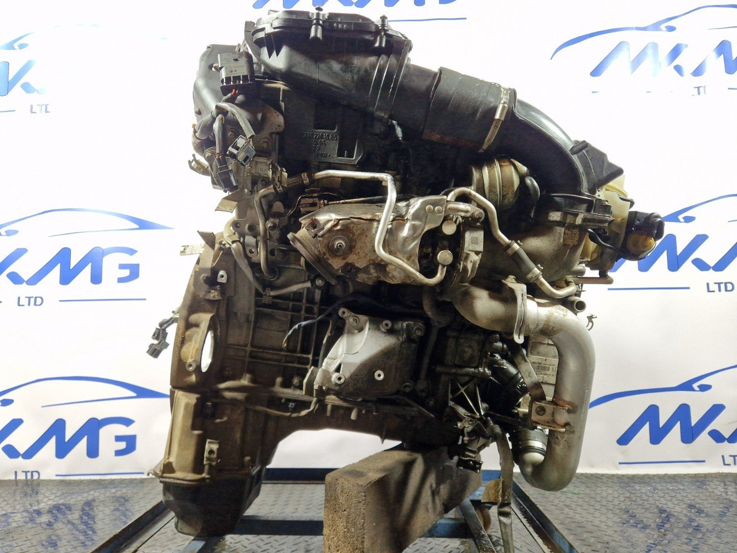 16-19 MERCEDES GLE 500e W166 3.0 OM276.821 PETROL TWIN TURBO COMPLETE ENGINE