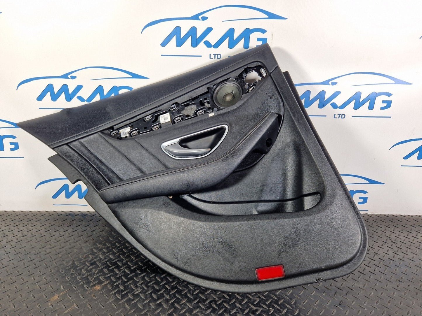14-21 MERCEDES BENZ C300h W205 REAR LEFT SIDE DOOR CARD PANEL A2057300594