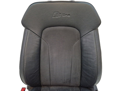 10-15 AUDI Q7 4L S LINE FRONT  PASSEGER SIDE HALF LEATHER ELECTRIC SEAT