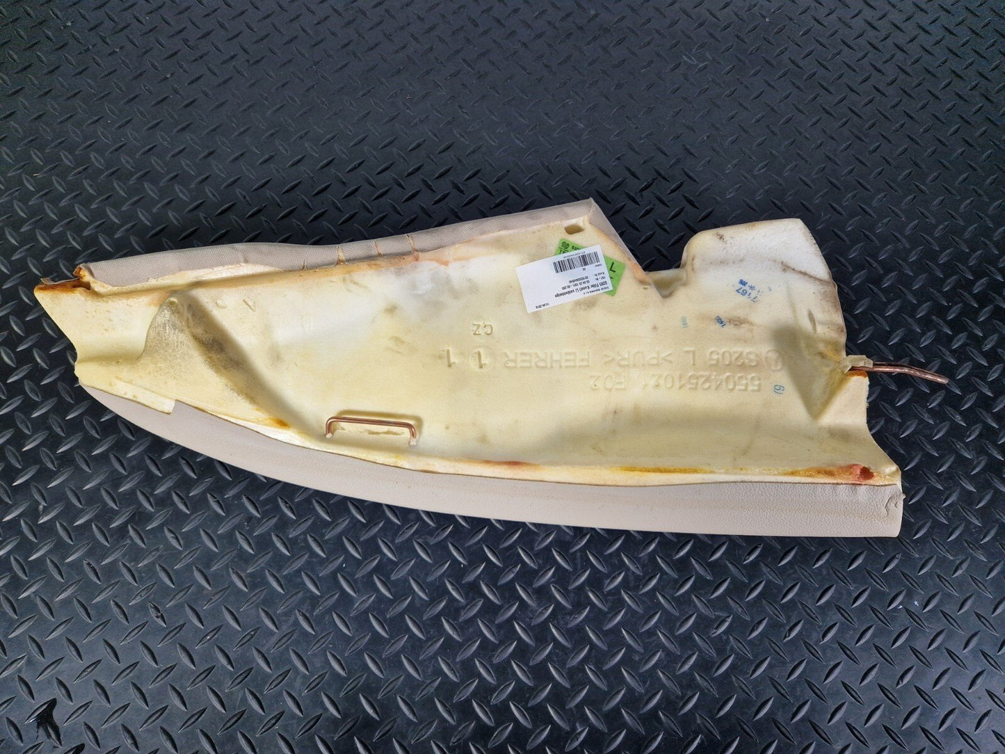 14-21 MERCEDES BENZ W205 OEM REAR SEAT BOLSTER PANEL LEFT SIDE 5504251021