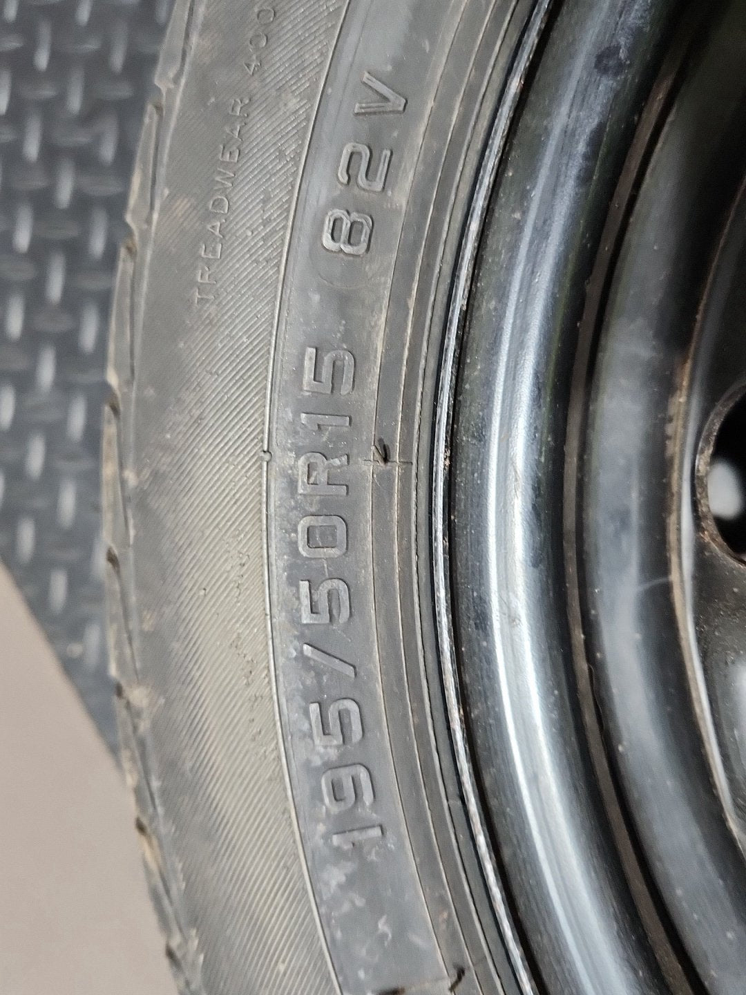 Volkswagen Polo 6R MK5 Hatchback 15" Spare Wheel with Tyre 195/50/15 6R0601027