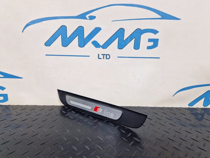 10-18 AUDI A7 4G S-LINE GENUINE OEM REAR LEFT DOOR SILL TRIM 4G8853375