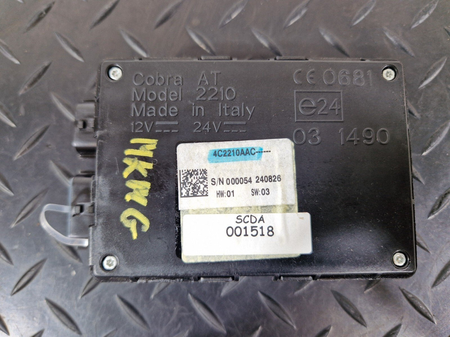 10-17 AUDI A8 4H ALARM CONTROL MODULE ECU 4C2210AAC