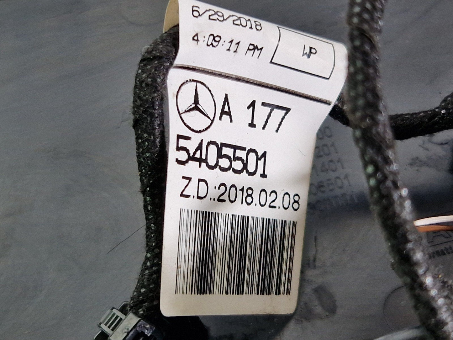 18-ON MERCEDES BENZ A CLASS W177 OEM REAR DRIVER SIDE RIGHT DOOR PANEL TRIM