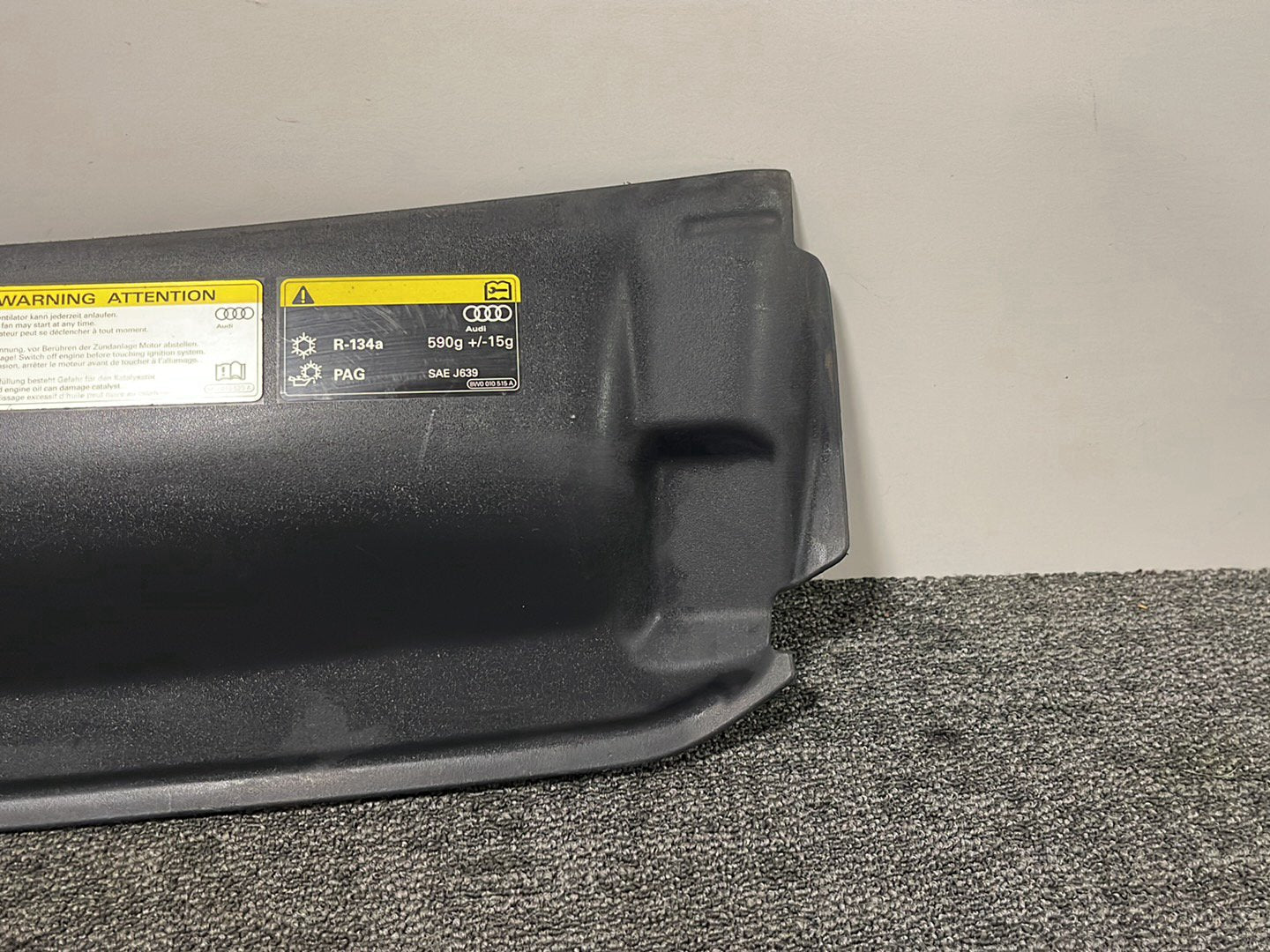 Audi A4 B9 Genuine Slam Panel Frame Plastic Upper Radiator Trim 8W0807081