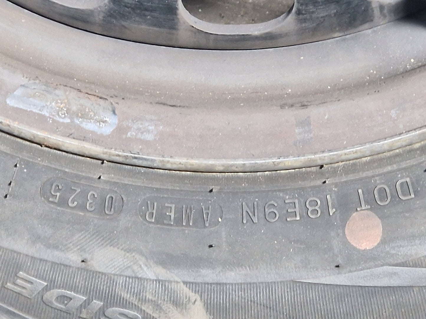 Citroen Berlingo MK2 15" Steel Wheel with Tyre 195/65/15 ~4mm