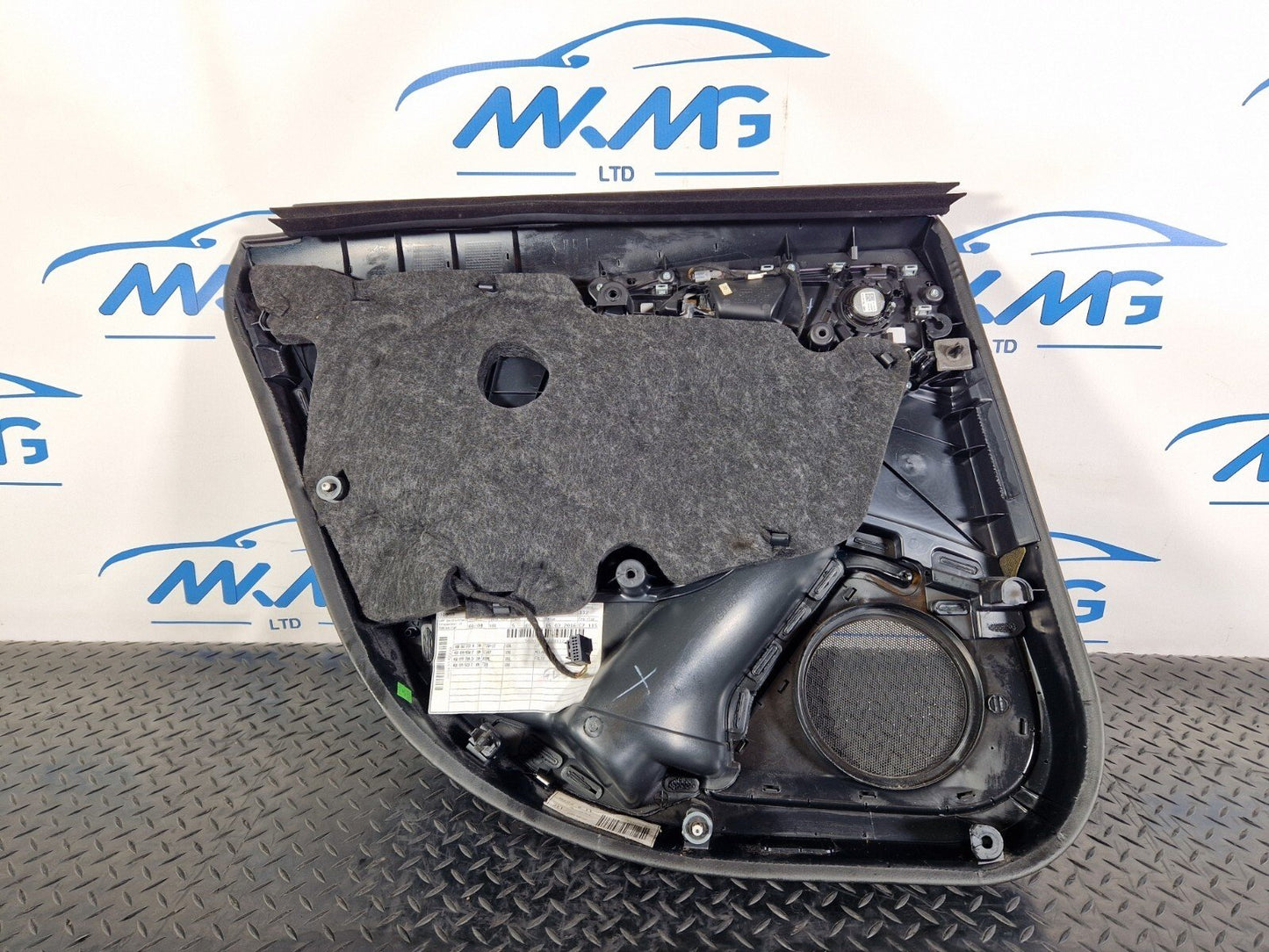 12-18 AUDI A6 C7 REAR RIGHT SIDE DOOR PANEL CARD 4G0867306A 4G0867222A