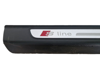 16-20 AUDI Q7 4M GENUINE OEM FRONT RIGHT DOOR SILL SCUFF PALTE TRIM 4M0853374
