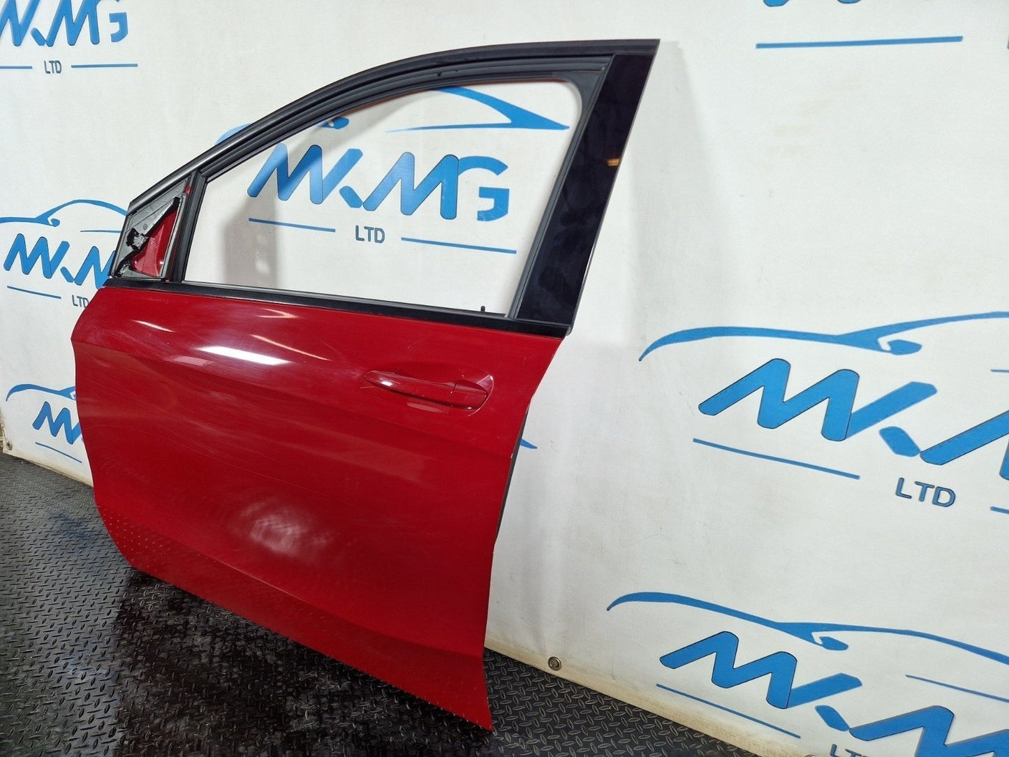 12-18 MERCEDES BENZ B-CLASS W246 FRONT LEFT N/S COMPLETE DOOR JUPITER RED 589