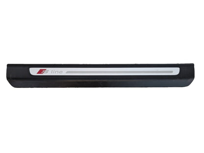 16-20 AUDI Q7 4M GENUINE OEM FRONT RIGHT DOOR SILL SCUFF PALTE TRIM 4M0853374