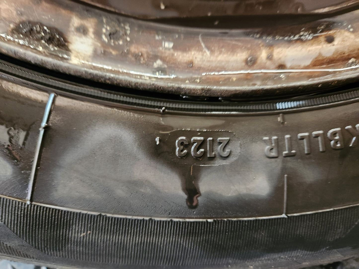Ford Transit MK6 (V185) Cargo Van Steel Wheel with Tyre 215/75/16 ~6mm