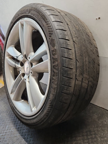 Mercedes CLK-Class C209 17" Alloy Wheel with Tyre 245/40/17 ~3mm A2094014302