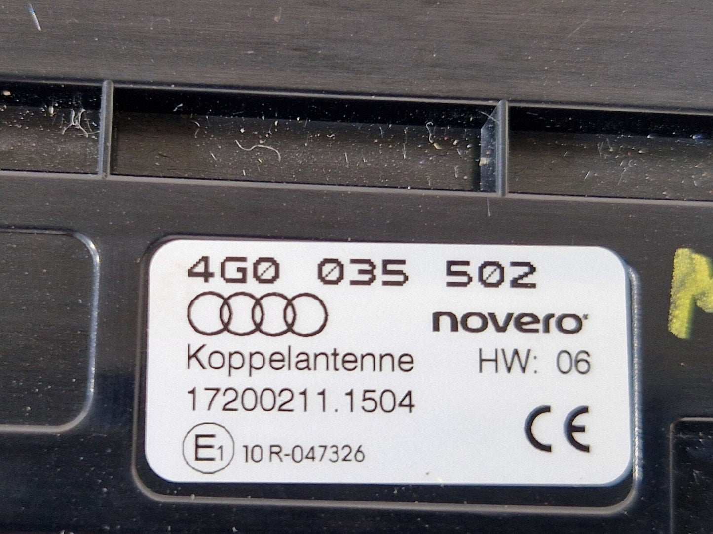 12-18 AUDI A6 C7 GENUINE OEM TELEPHONE COUPLING RECEPTION AMPLIFIER 4G0035502