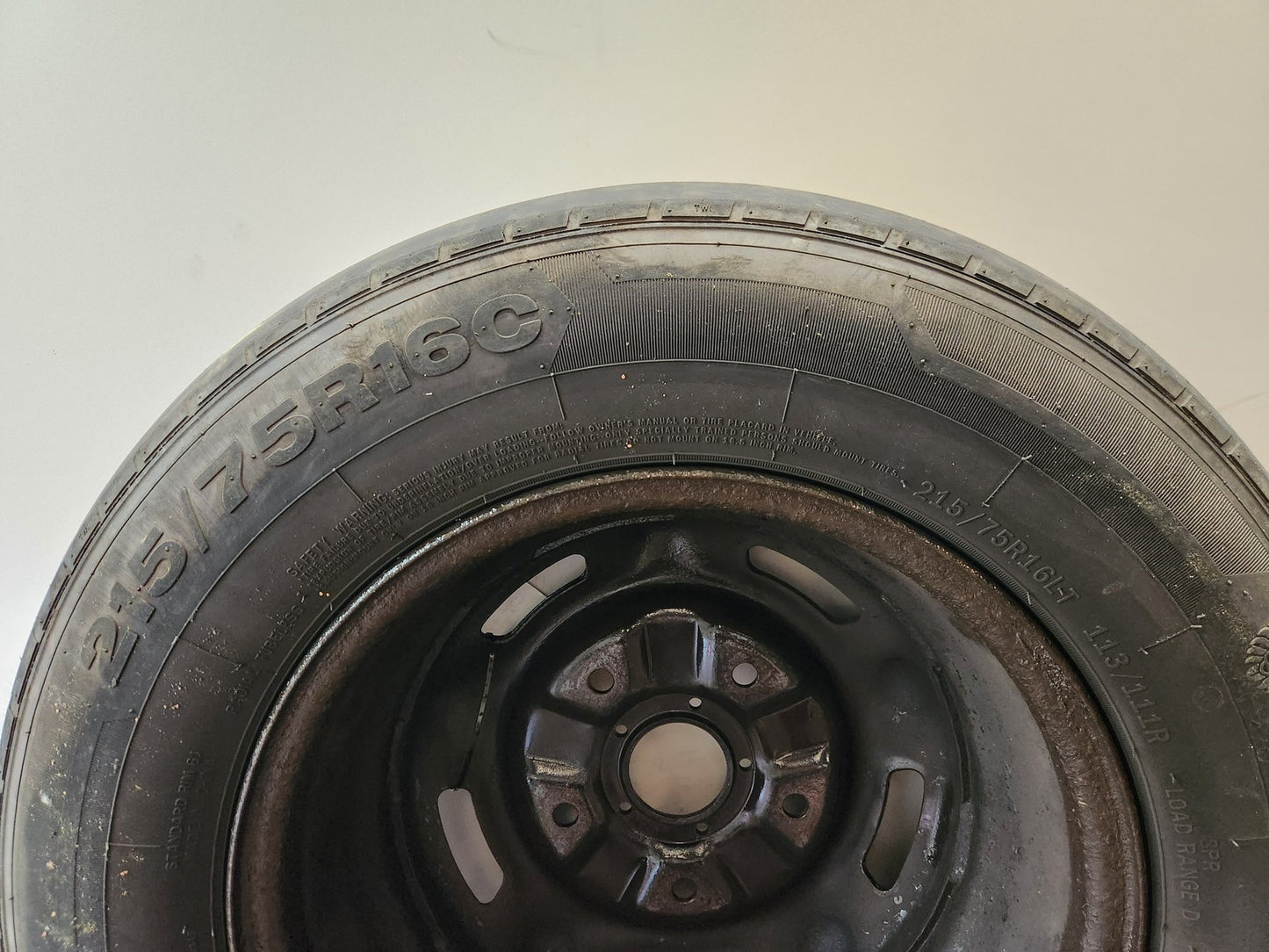 Ford Transit MK6 (V185) Cargo Van Steel Wheel with Tyre 215/75/16 ~6mm