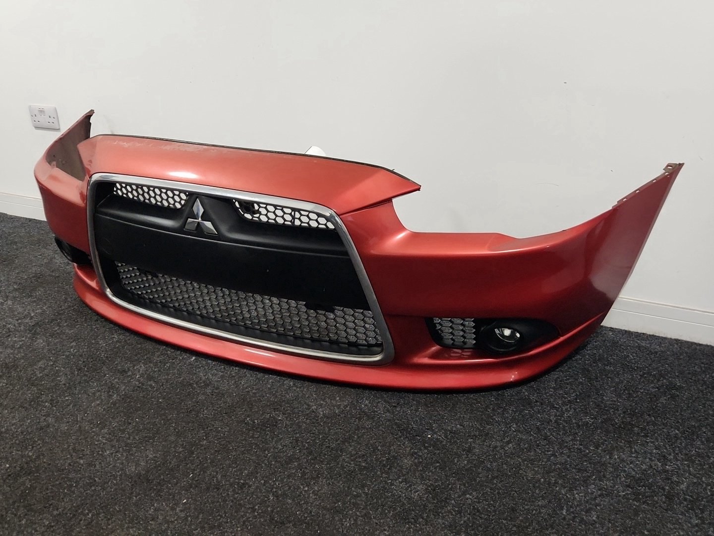 Mitsubishi Lancer MK5 (CX8A) Hatchback Genuine Complete Front Bumper in Red P26B