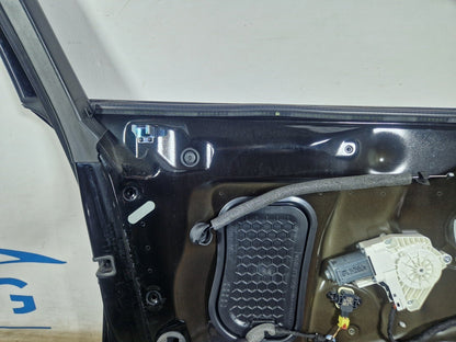 12-18 AUDI A6 C7 GENUINE FRONT LEFT N/S/F COMPLETE DOOR IN BRILLIANT BLACK LY9B