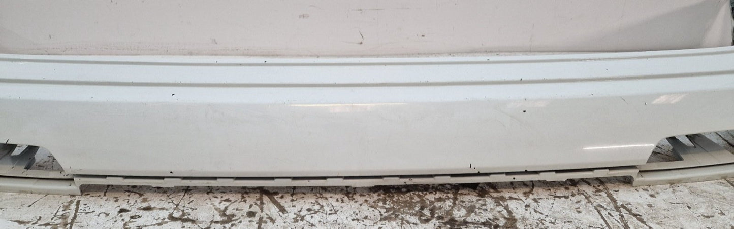16-20 AUDI Q7 4M OEM REAR BUMPER COVER UPPER SECTION IN WHITE 0Q / C9A 4M0807511