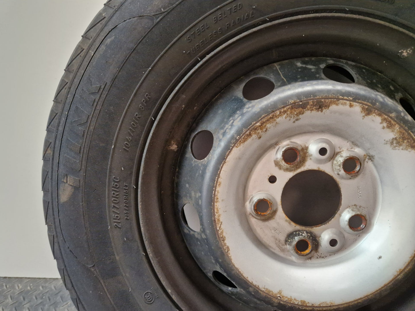 Citroen Relay Genuine Steel Wheel with Tyre 215/70/15 ~5mm