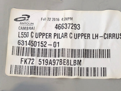 14-19 LAND ROVER L550 DISCOVERY SPORT LEFT SIDE REAR C PILLAR TRIM FK72519A97BE