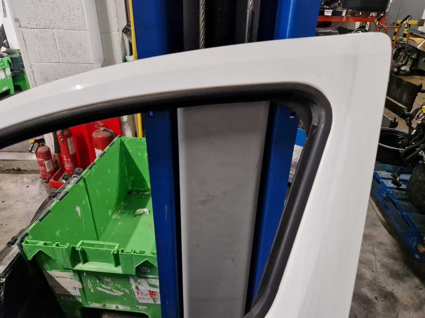 Peugeot Partner B9 Cargo Van Front Left N/S Complete Door in Banquise White EWP