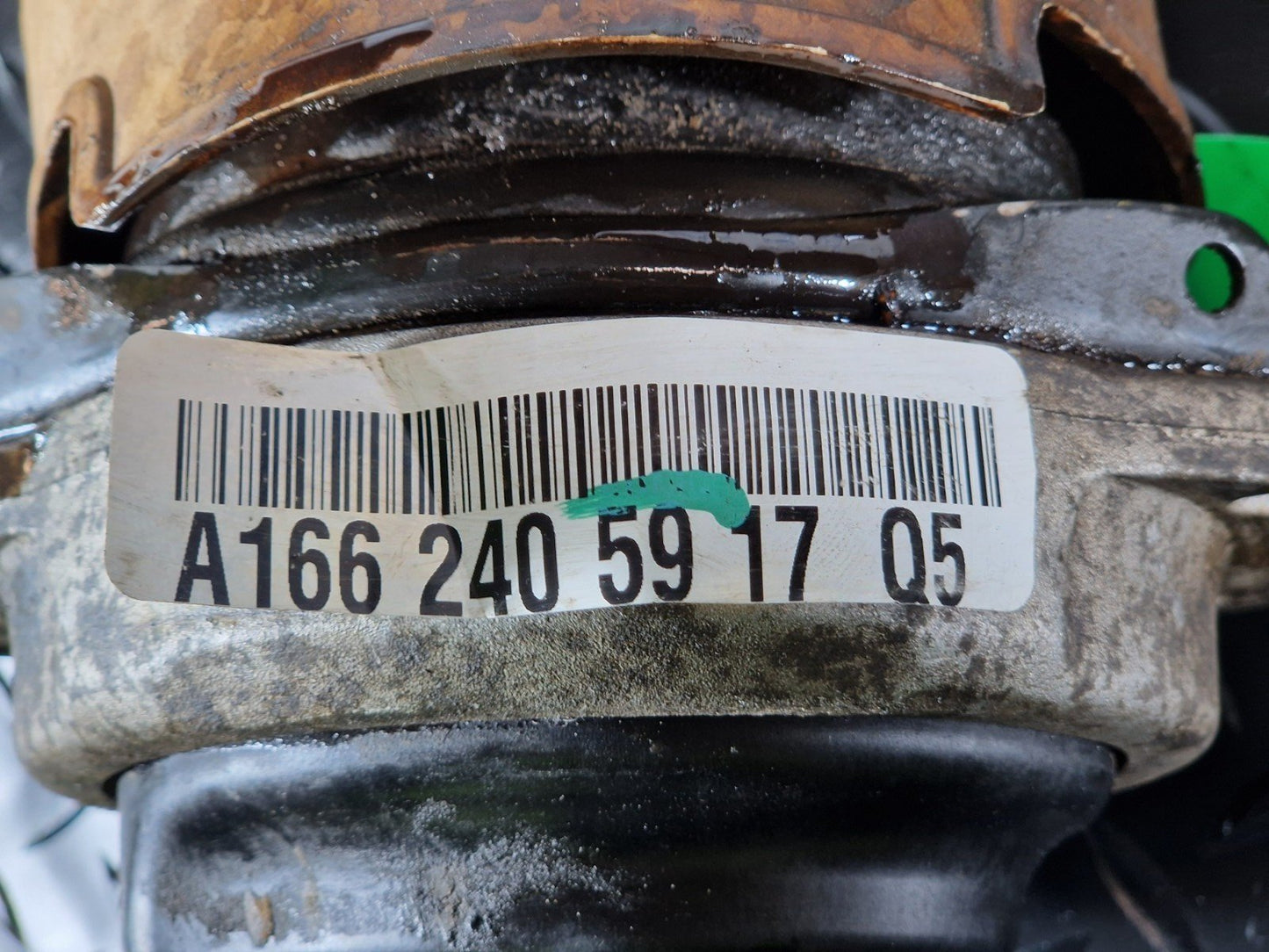 16-19 MERCEDES BENZ GLE W166 RIGHT O/S SIDE ENGINE MOUNT A1662405917