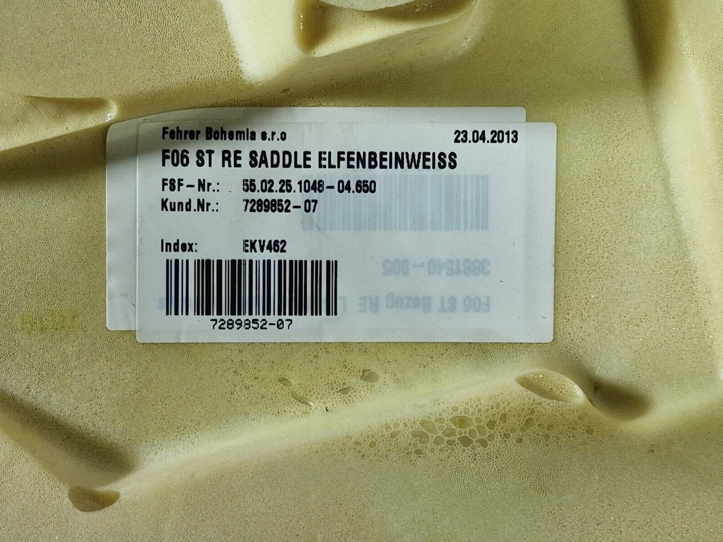 11-18 BMW 6 SERIES F06 GENUINE RIGHT SIDE BACK SEAT SIDE FINISHER 7289852