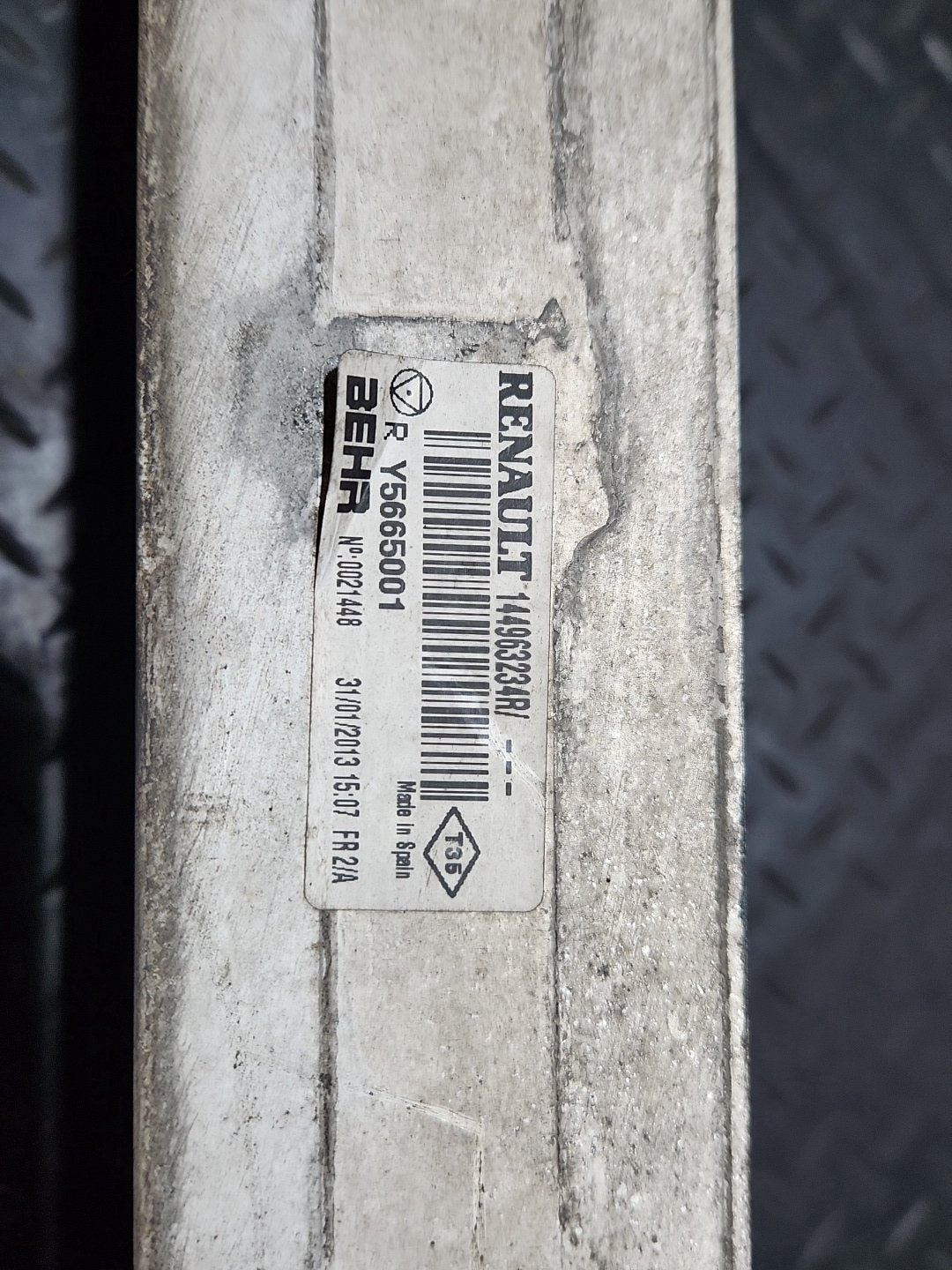 Mercedes-Benz Citan W415 Cargo Van 1.5 Diesel Genuine Intercooler 144963234R