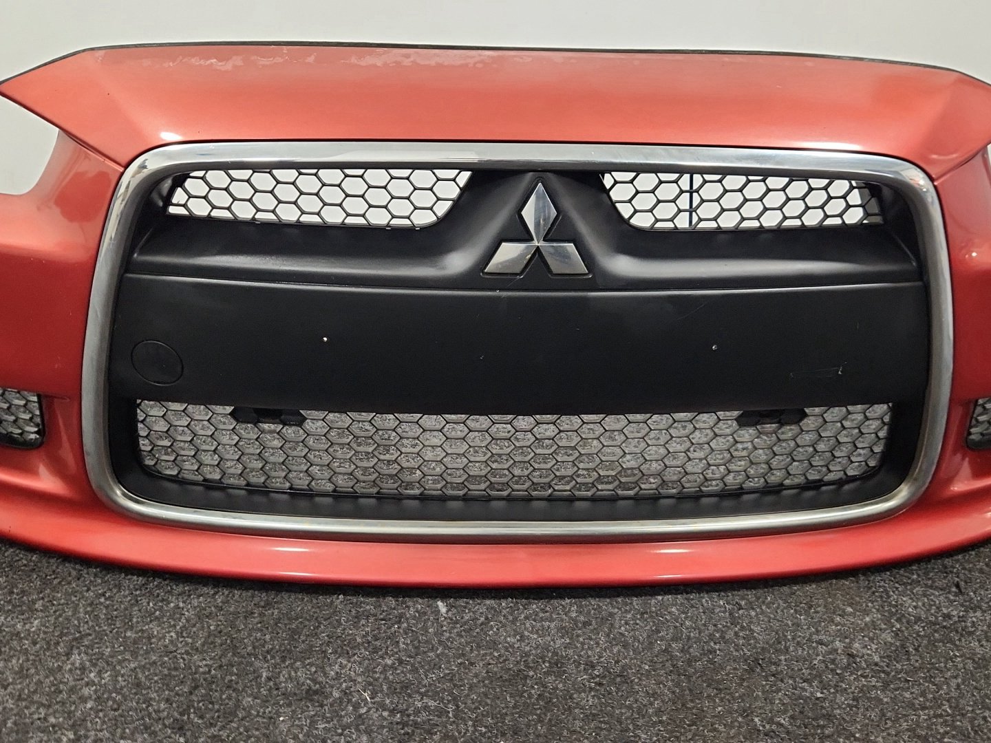 Mitsubishi Lancer MK5 (CX8A) Hatchback Genuine Complete Front Bumper in Red P26B