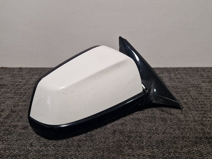 BMW 5 Series F10 F11 Genuine Front Right O/S Driver Door Wing Mirror in White
